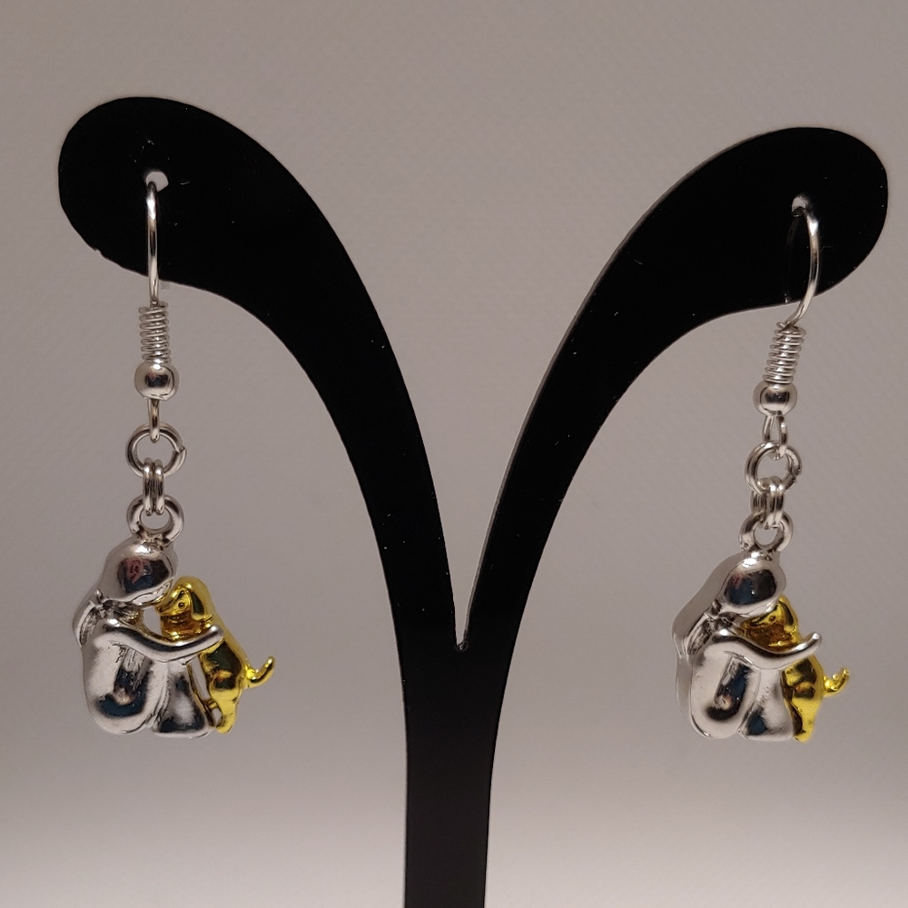 Puppy love earrings